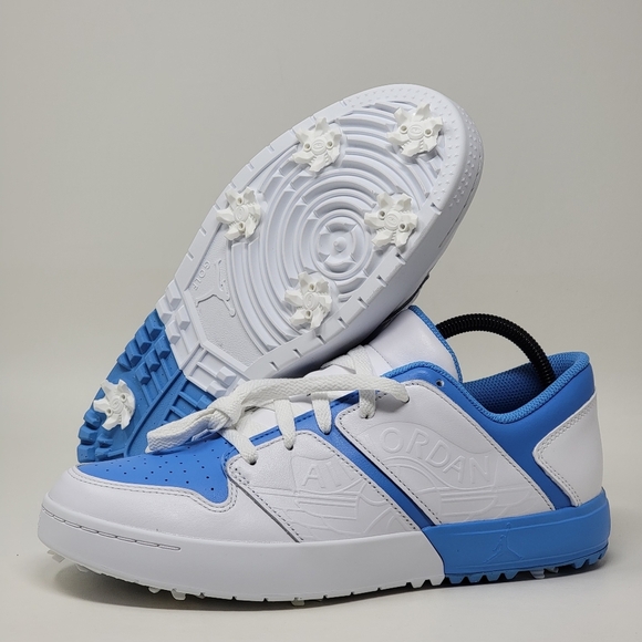 Nike Jordan NU Retro 1 Golf White University Blue FZ4153 101 Men's Size 9 New - Picture 1 of 9